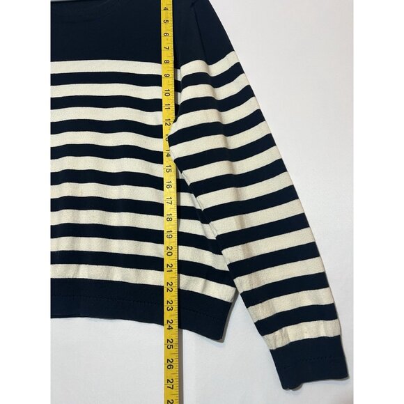 Boden Catriona Stripe Sweater Women’s XL Cotton Blend Navy Coastal Boat Sea - Picture 7 of 10
